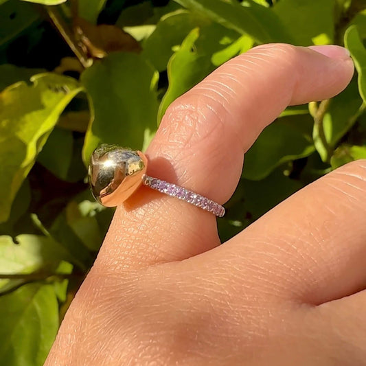 Heart of Gold Ring - Pink Edition