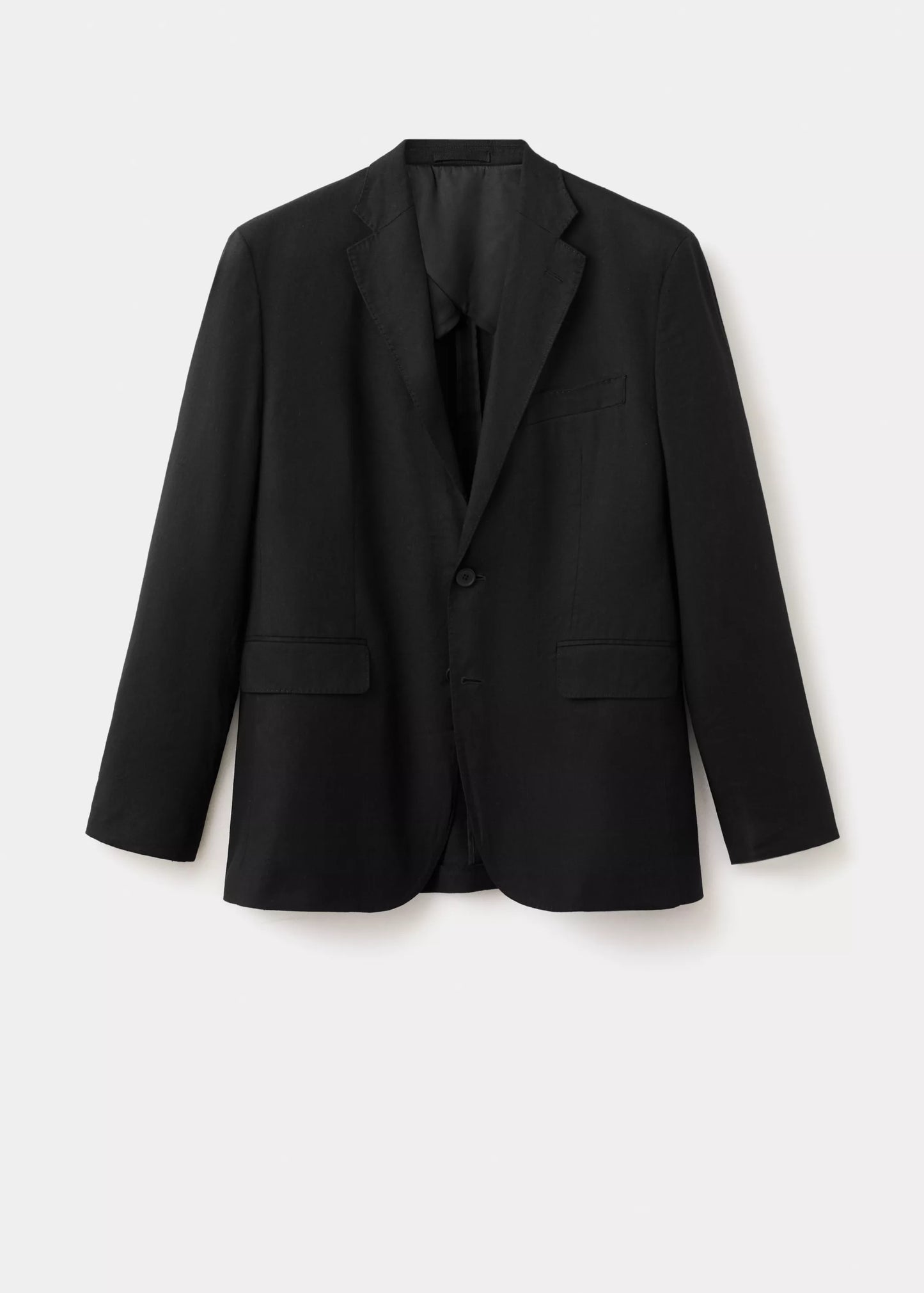 Slim fit linen blend blazer
