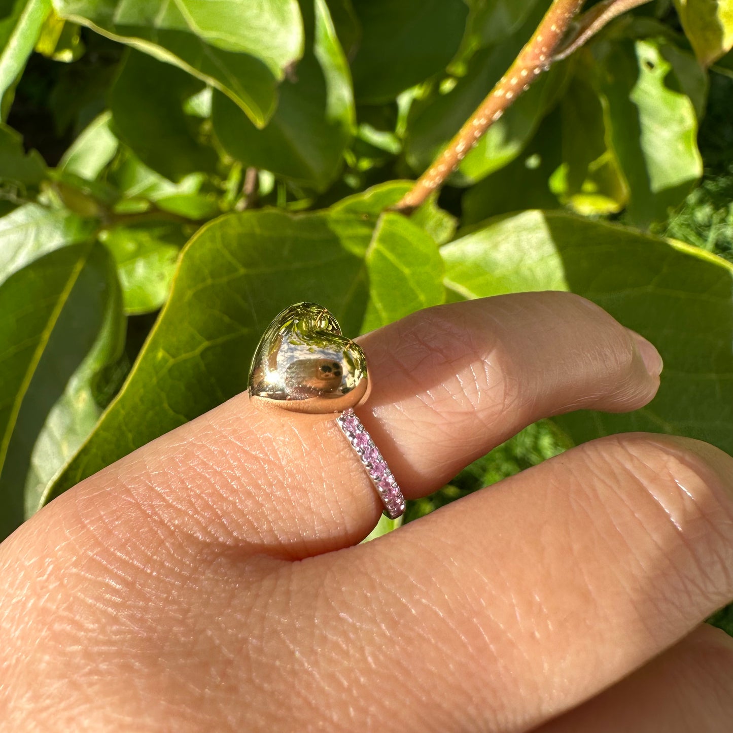 Heart of Gold Ring - Pink Edition
