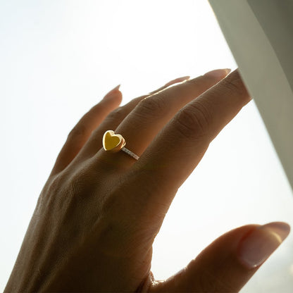 Heart of Gold Ring