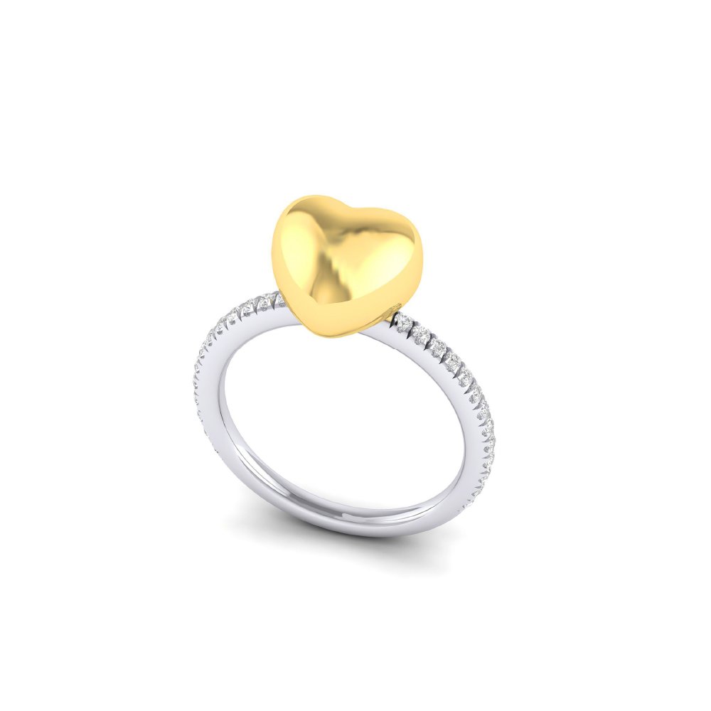 Heart of Gold Ring - october13ae