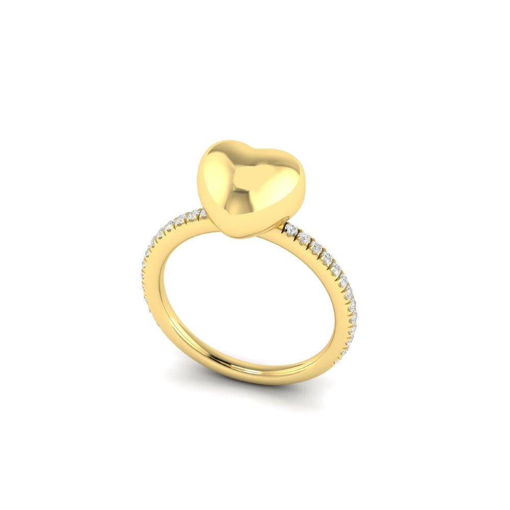 Heart of Gold Ring