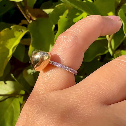 Heart of Gold Ring - Pink Edition